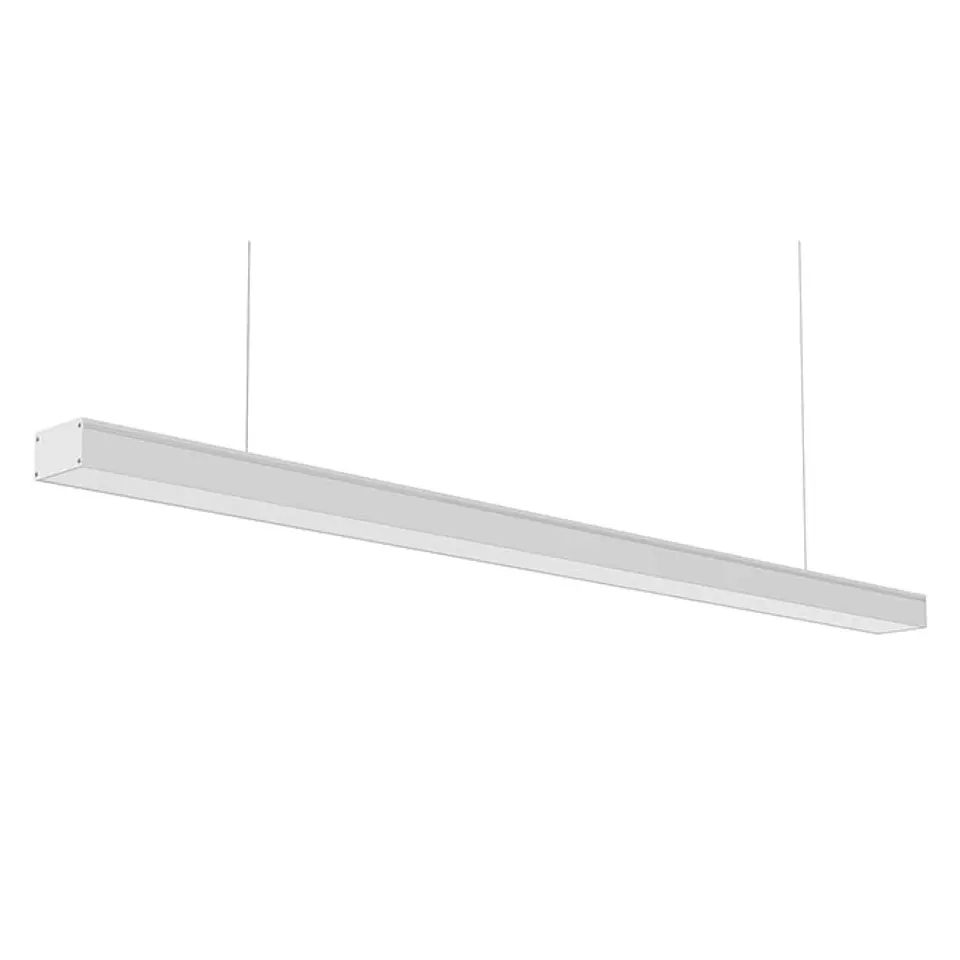 Barra suspensa/tecto LineX OFFICE 120cm 1x40W LED 3200lm 3000K 120° C.118xL.7xAlt.Reg.cm branca 1
