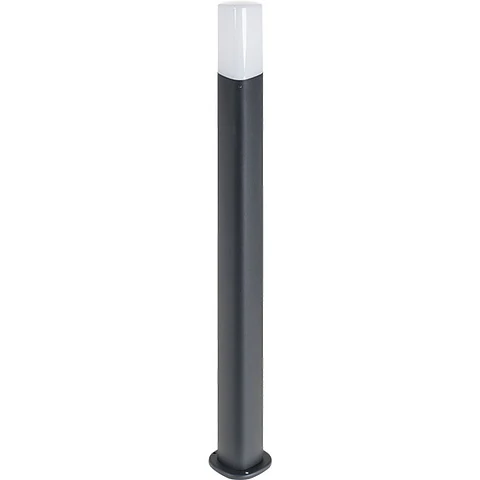 Pilar COURA IP44 1xE27 C.7xL.7xAlt.80cm alumínio + policarbonato (PC) antracite