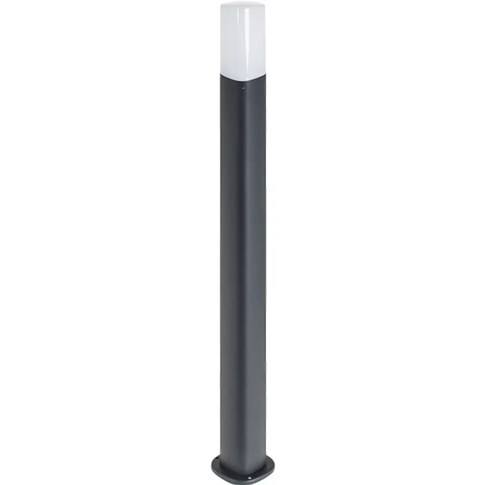 Pilar COURA IP44 1xE27 C.7xL.7xAlt.80cm alumínio + policarbonato (PC) antracite 1