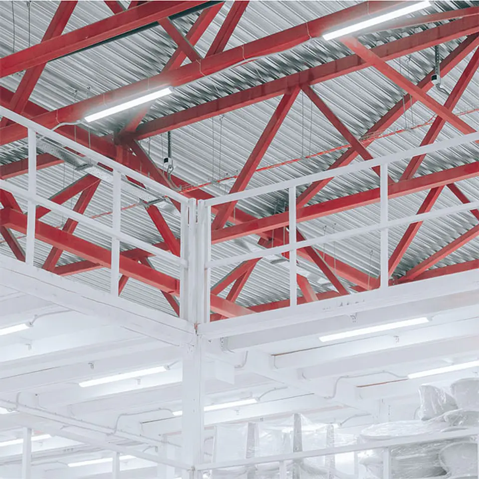 Régua COLUMBITE 120cm IP65 1x36W LED 2880lm 6000K C.121xL.6,5xAlt.4,8cm branco 2