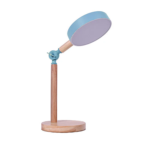 Candeeiro de mesa LUPPA 2X12W LED 3000-4000-6500K 1800lm Alt.48,5cmxD.15cm azulmadeira