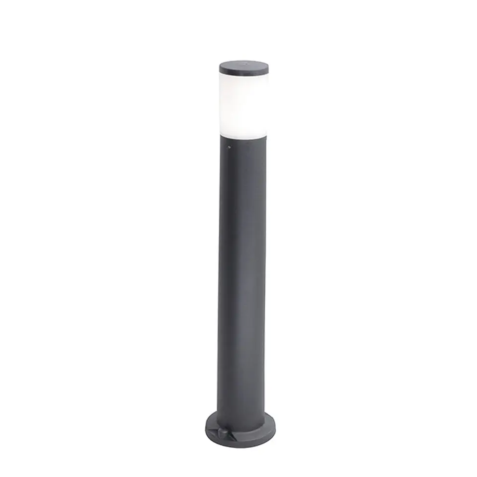 Pilar AMELIA 1xE27 8,5W botão CCT (3cores) IP55 Alt.80xD.10cm resina 1