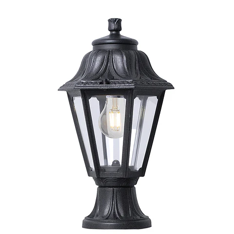Pilar ANNA 1xE27 IP55 Alt.38,5xD.22cm resina