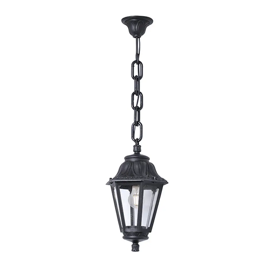 Suspensão ANNA 1xE27 IP55 Alt.80xD.22cm resina 1