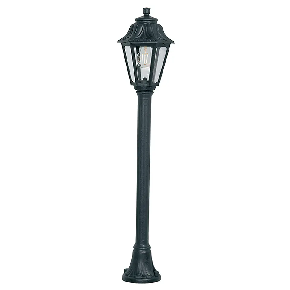 Pilar ANNA 1xE27 8,5W botão CCT (3cores) IP55 Alt.110xD.22cm resina 1
