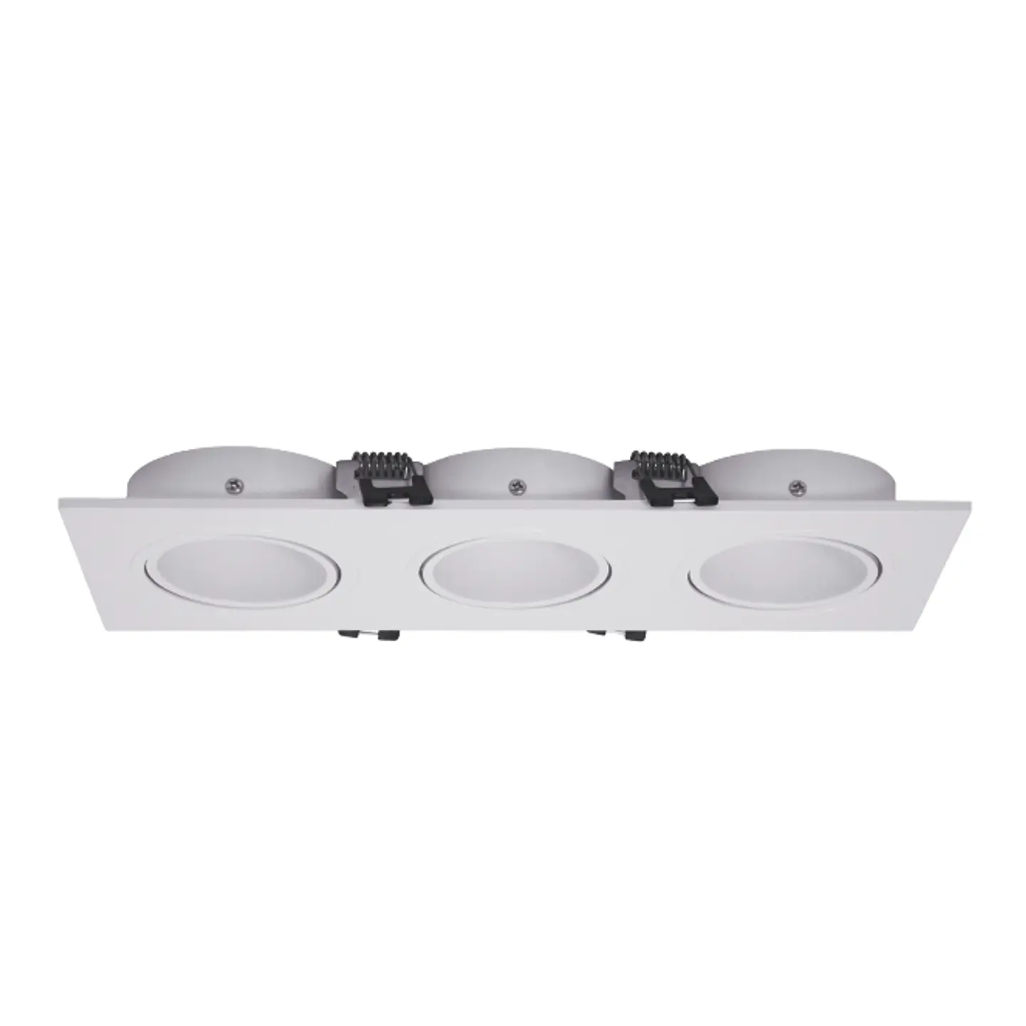 Aro de encastrar ONIRO 3xMR16 C.25,5xL.9,3xAlt.2,9cm policarbonato (PC) branco 1