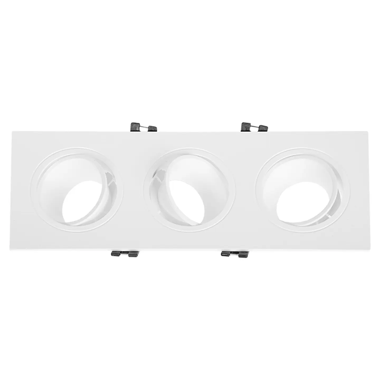 Aro de encastrar ONIRO 3xMR16 C.25,5xL.9,3xAlt.2,9cm policarbonato (PC) branco 2