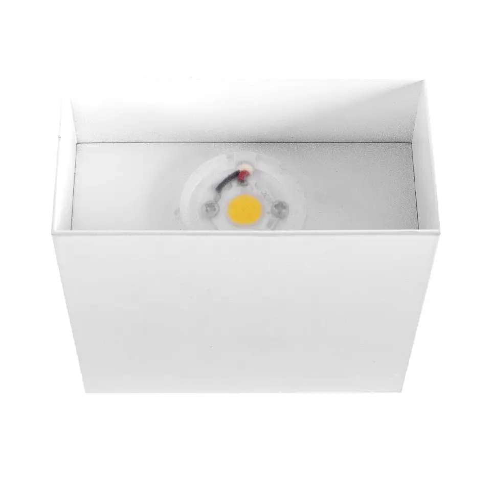 Aplique ESME 2x3W LED 500lm 4000K C.10xL.5xAlt.10cm branco 2