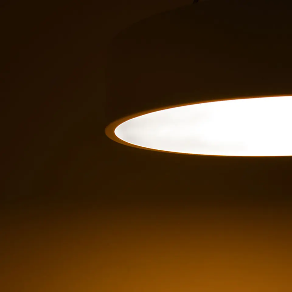 Plafond BILAC redondo 1x40W LED 5390lm 3000K Alt.9xD.40cm branco 3