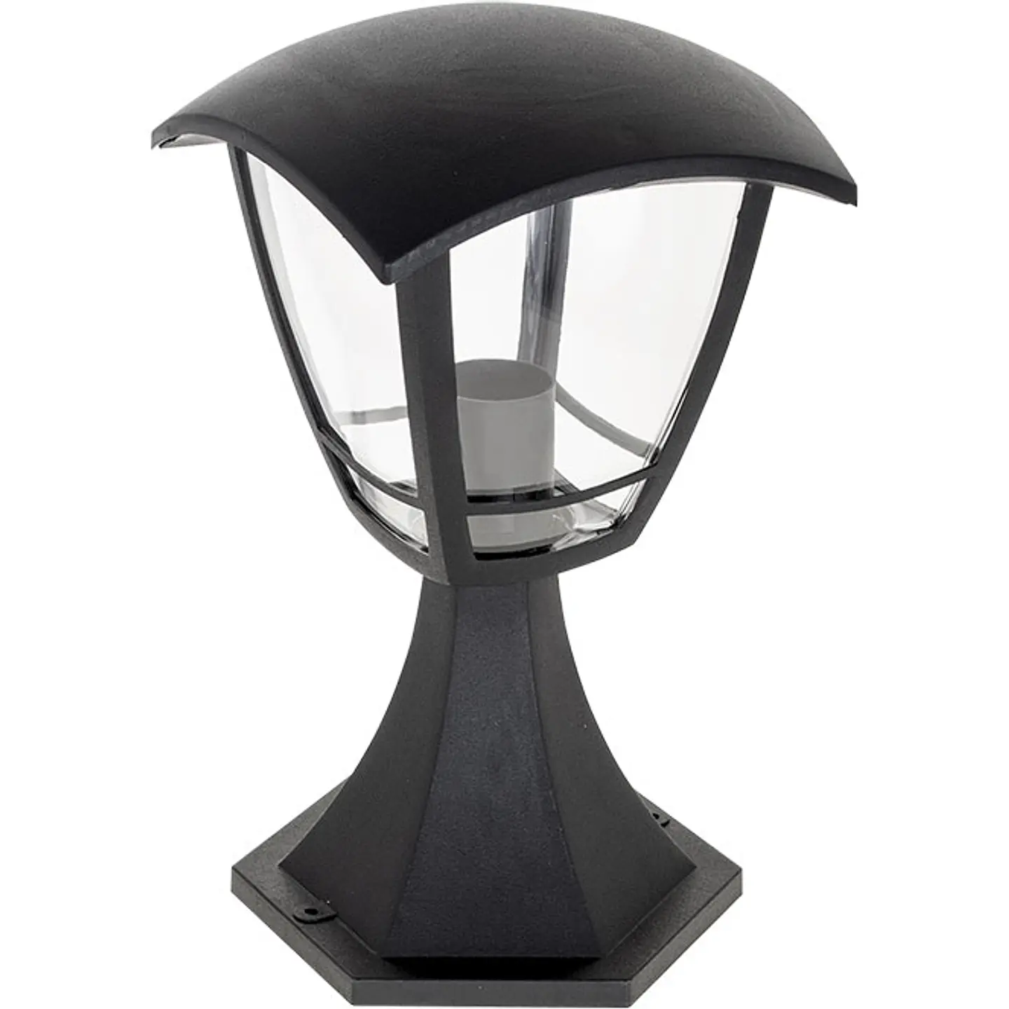 Pilar ZOIO pequeno IP44 1xE27 C.17xL.17xAlt.28cm preto 1