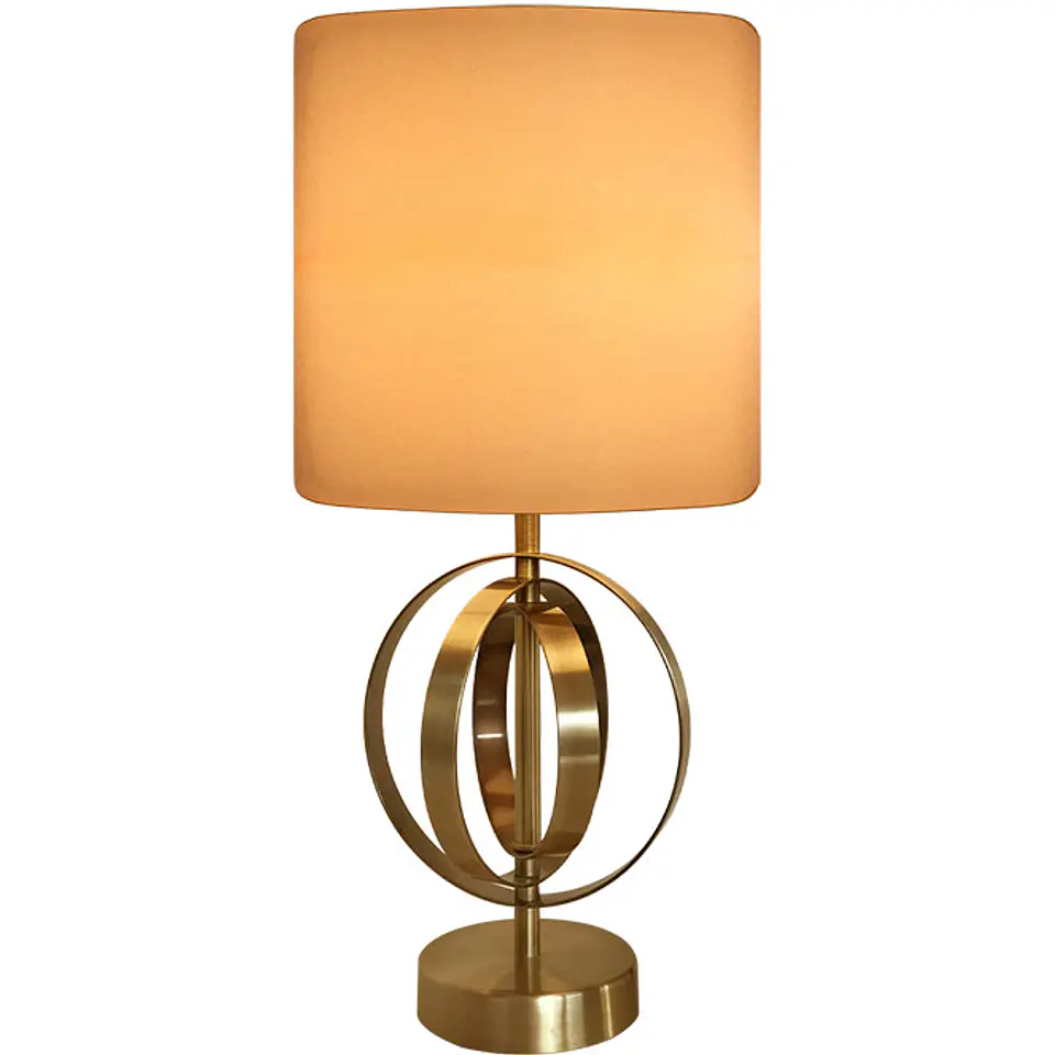 Candeeiro de mesa ALFENA 1xE27 Alt.46xD.23cm cor bronze/dourado 1