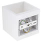 Aplique EDA 1xG9 C.11,5xL.11,5xAlt.11,5cm em gesso branco - Thumbnail 3