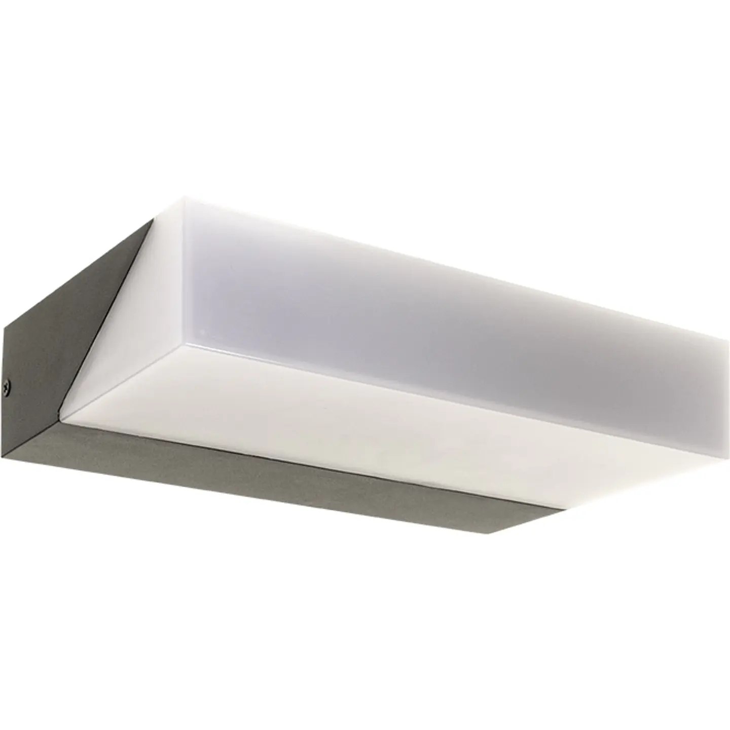 Aplique ARDA IP65 1x13W LED 1100lm 4000K C.25xL.16xAlt.5cm antracite branco 1