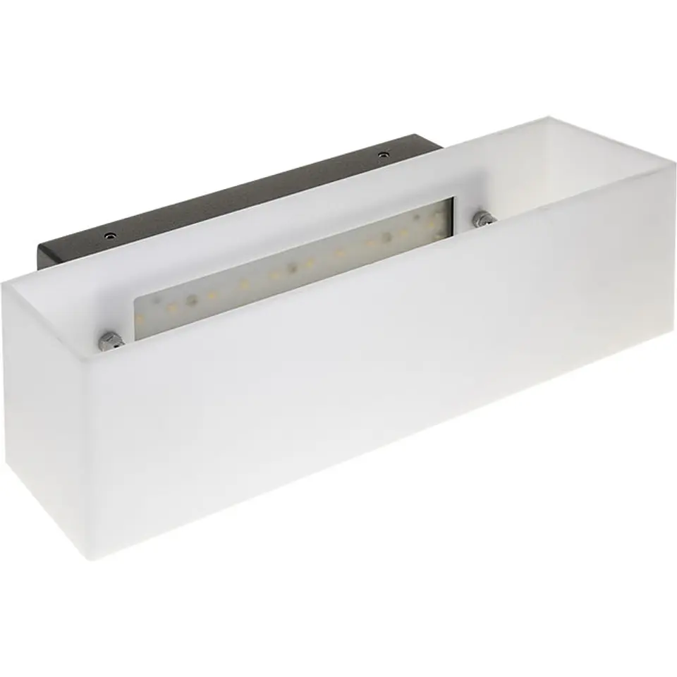 Aplique ARDILA IP54 1x12W LED 746lm 4000K C.25xL.10,5xAlt.8cm antracite branco 1