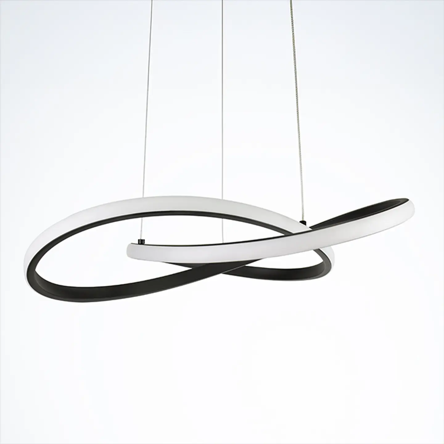 Suspensão DORALICE 40W LED 1650lm 3000K Alt.Reg.xD.50cm preto 2