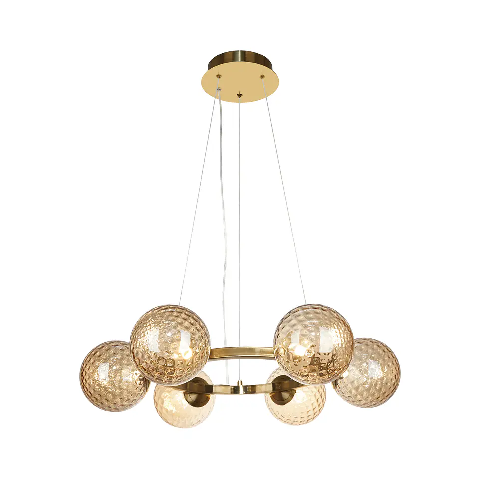 Candeeiro de tecto ANDREZA 22W LED 1600lm 2700K Alt.Reg.xD.68cm bronze 1