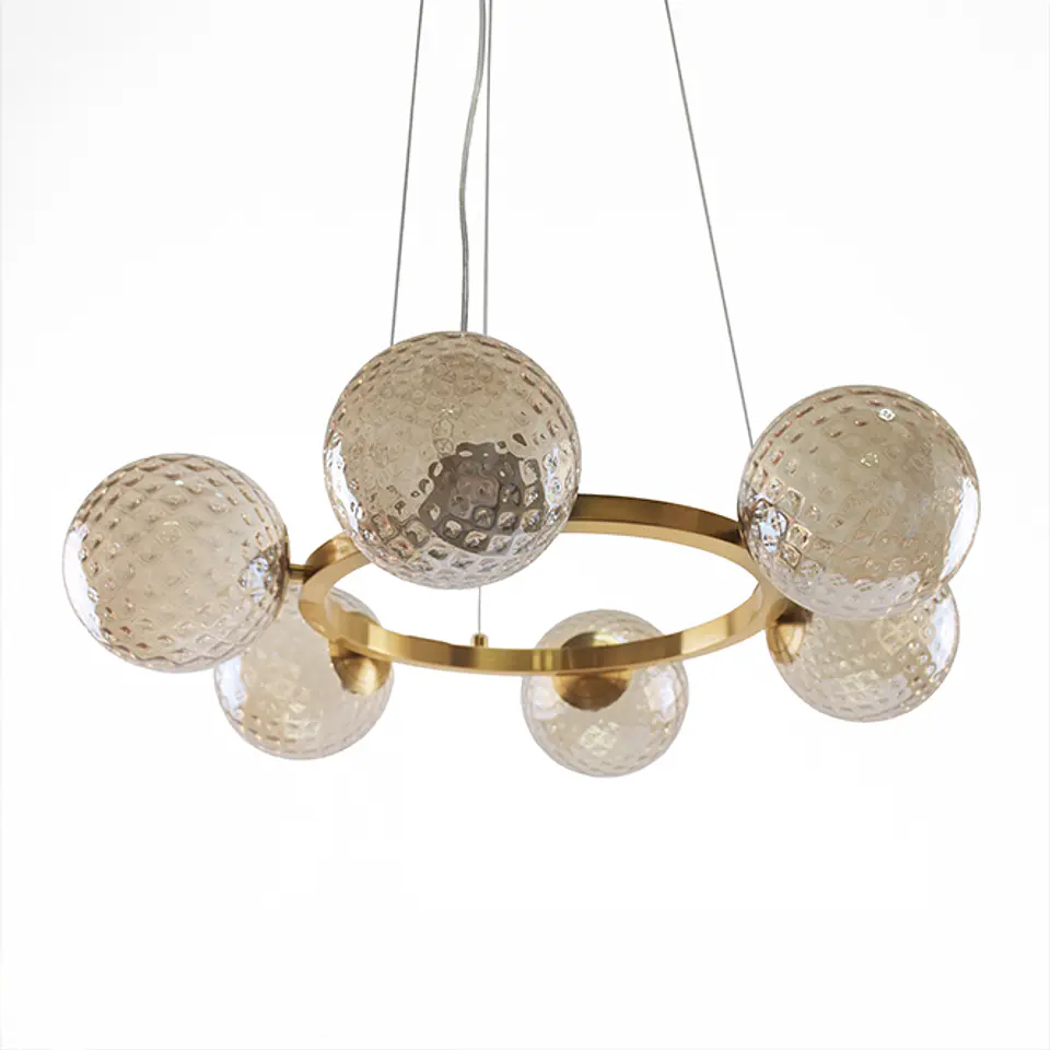 Candeeiro de tecto ANDREZA 22W LED 1600lm 2700K Alt.Reg.xD.68cm bronze 2