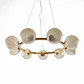 Candeeiro de tecto ANDREZA 232W LED 2200lm 2700K Alt.Reg.xD.53cm bronze - Thumbnail 2