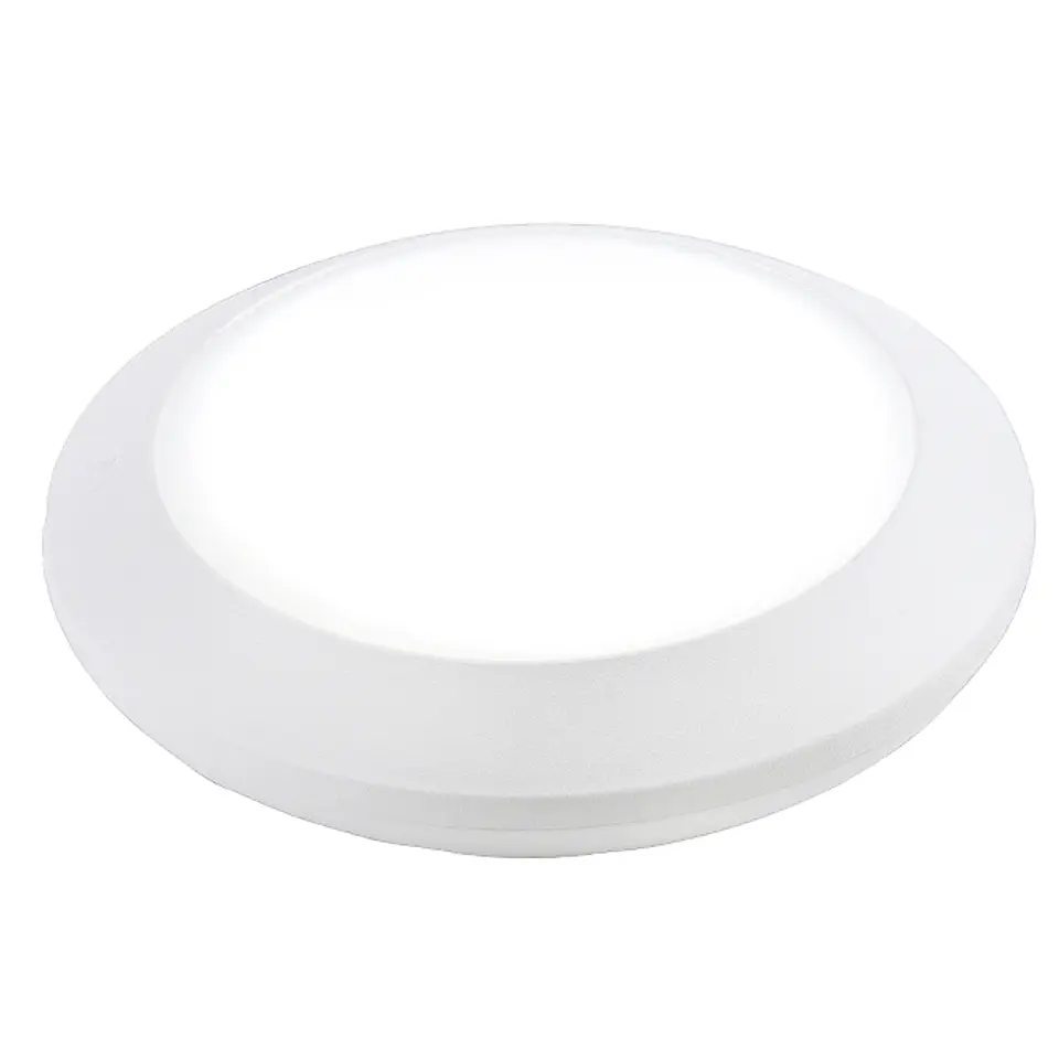Aplique BERTA 1xGX53 15W/9W botão CCT (2cores) Alt.8xD.27,5cm resina branca 1