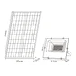 Projector solar NAVARRE IP65 1x150W LED 4000lm 6500K C.35,2xL.9xAlt.28,5cm preto - Thumbnail 2
