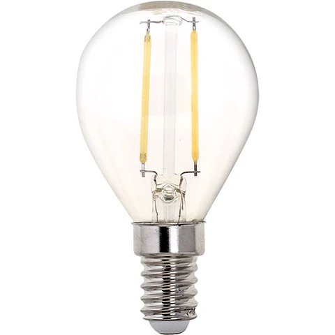 Lâmpada E14 (fino) Esférica CLASSIC LED 2W 4000K 250lm transparente
