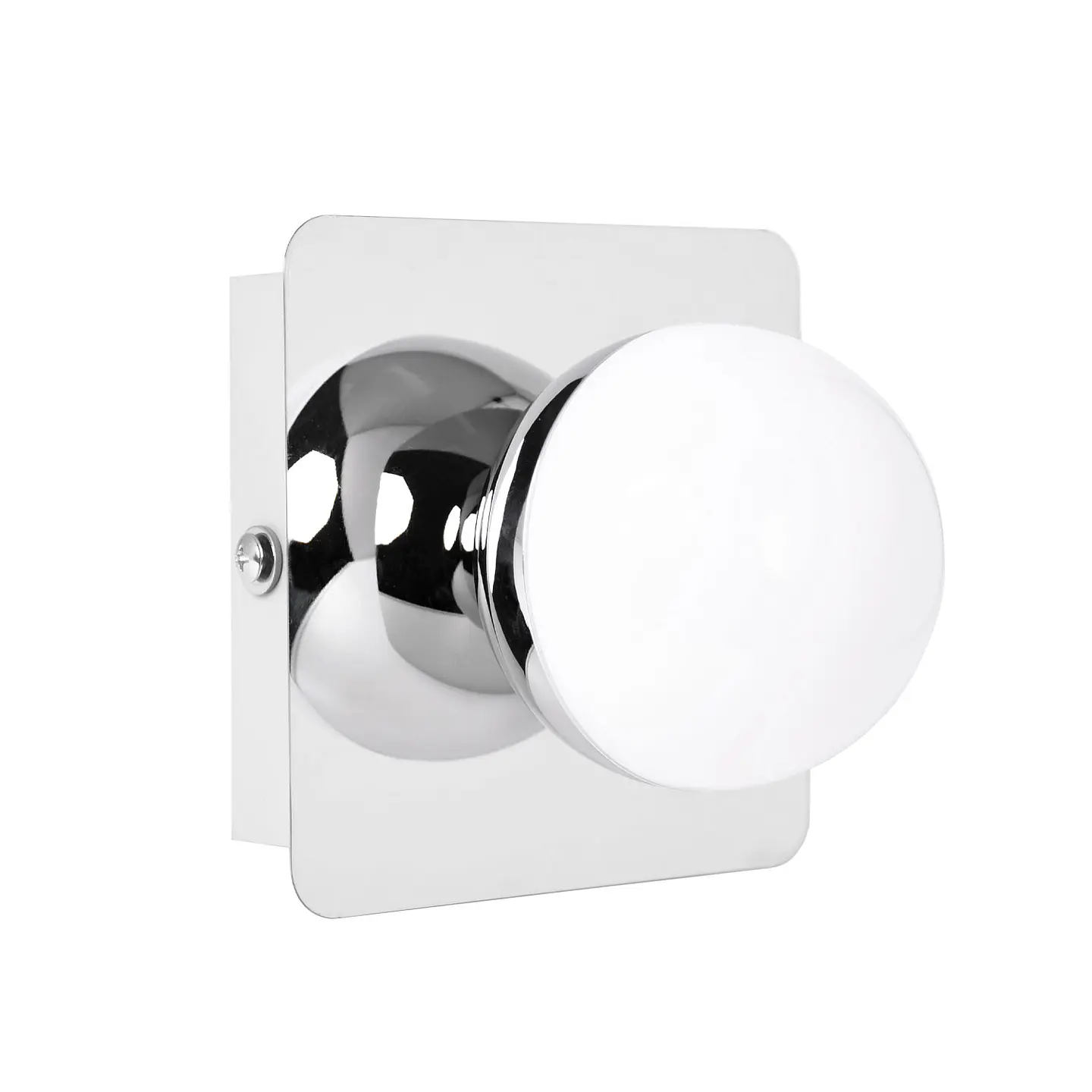 Aplique SIRLA 1x5WLED 550lm 4000K IP44 C.12xL.11xAlt.12cm cromado 1