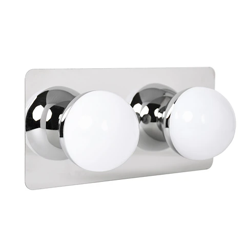 Aplique SIRLA 2x5W LED 1100lm 4000K IP44 C.25xL.11xAlt.12cm cromado