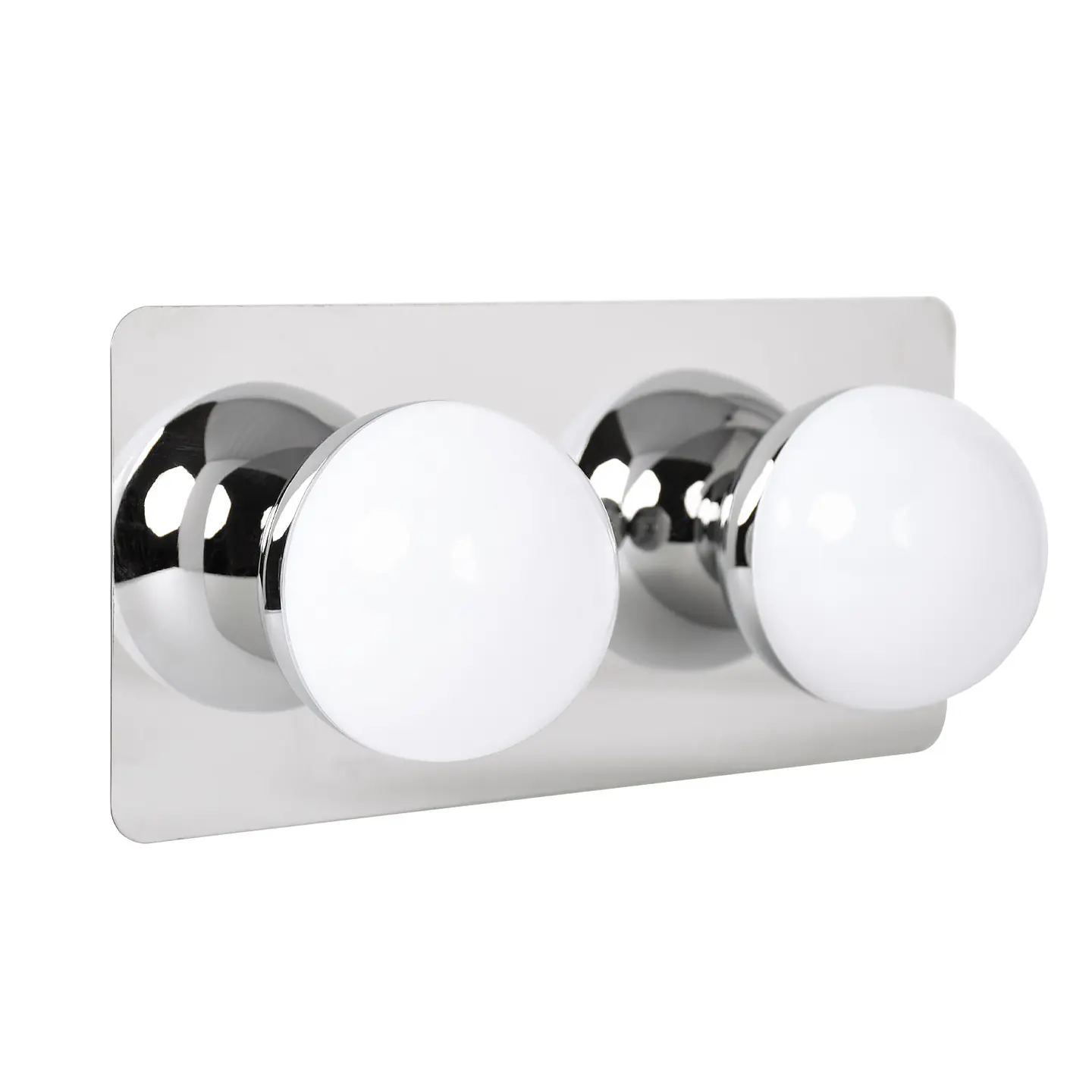Aplique SIRLA 2x5W LED 1100lm 4000K IP44 C.25xL.11xAlt.12cm cromado 1