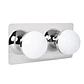 Aplique SIRLA 2x5W LED 1100lm 4000K IP44 C.25xL.11xAlt.12cm cromado - Thumbnail 1