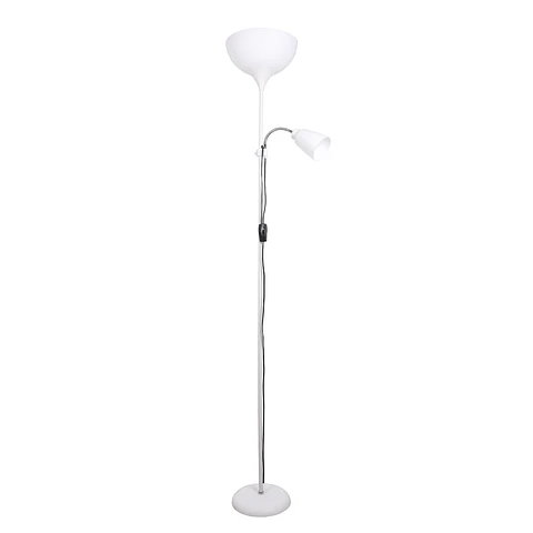 Candeeiro de pé VARESE 1xE27 com braço de leitura 1xE14 Alt.178xD.28cm