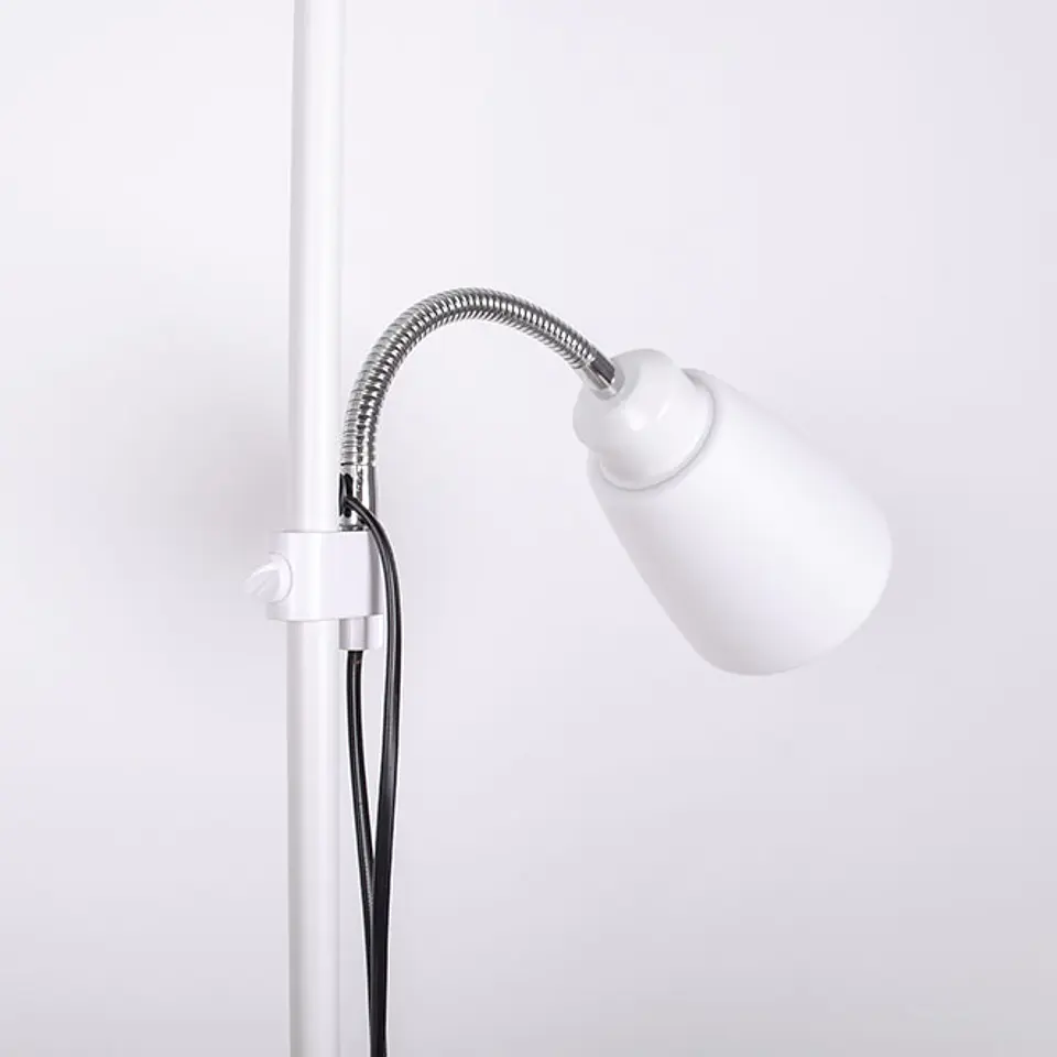 Candeeiro de pé VARESE 1xE27 com braço de leitura 1xE14 Alt.178xD.28cm 2