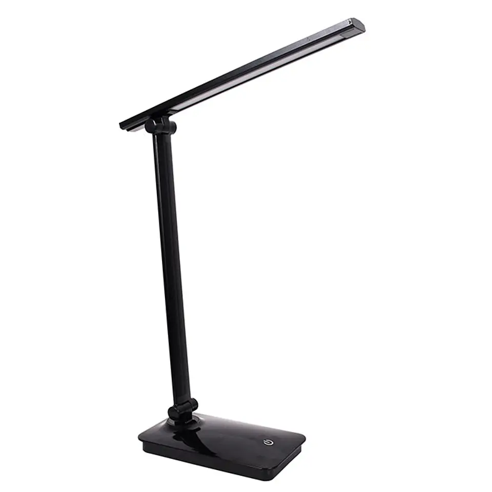 Candeeiro de mesa ARCHITECT 5W LED 6500K intensidade regulável com porta USB em preto 1