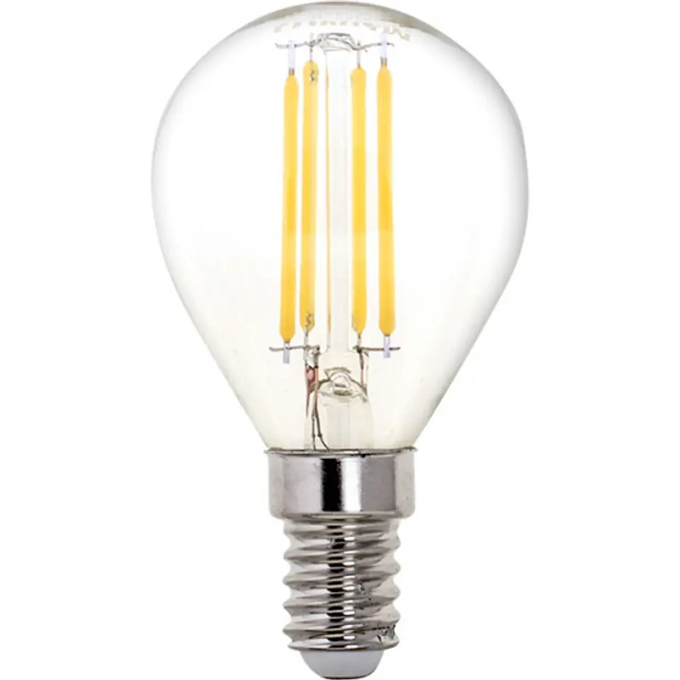 Lâmpada E14 (fino) Esférica CLASSIC LED 6.5W 2700K 806lm transparente 1