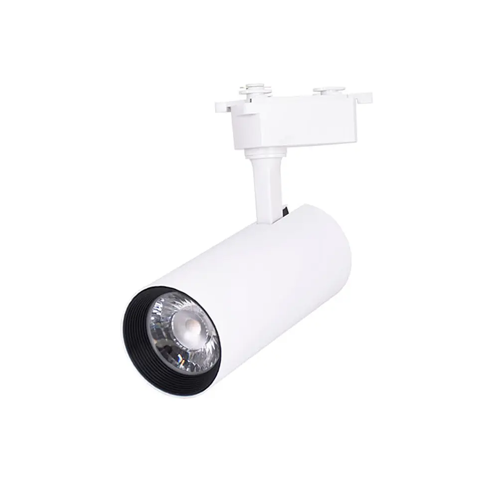Foco para calha LINE PRO X2 (2condutores) 15W LED 1300lm 4000K 36° C.7,4xL.5xAlt20cm alumínio 1