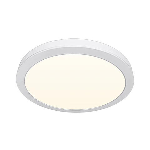 Painel de superficie ERASMUS redondo 24W LED 2040lm 4000K Alt.2,4xD.30cm branco