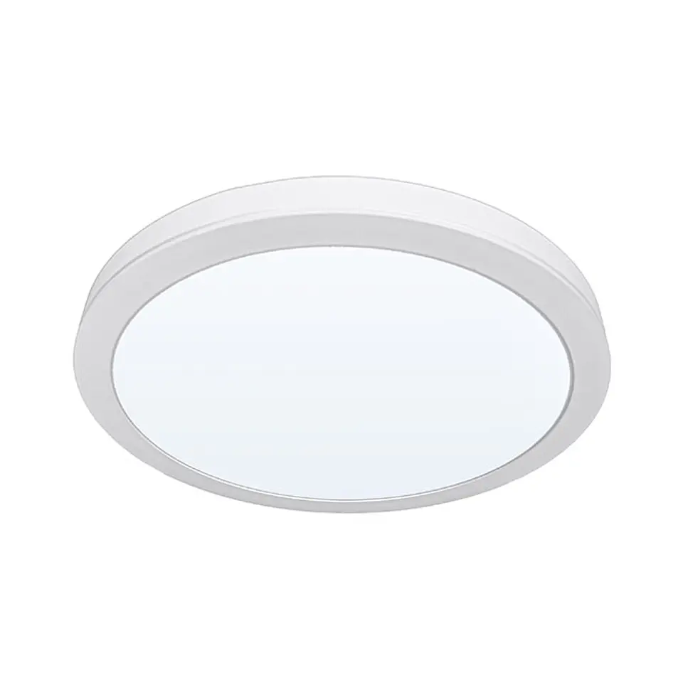 Painel de superficie ERASMUS redondo 24W LED 2040lm 6400K Alt.2,4xD.30cm branco 1