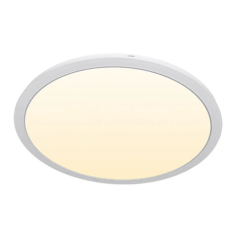 Painel de superficie ERASMUS redondo 40W LED 3200lm 3000K Alt.2,4xD.50cm branco