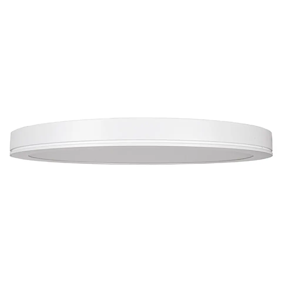 Painel de superficie ERASMUS redondo 40W LED 3200lm 3000K Alt.2,4xD.50cm branco 3