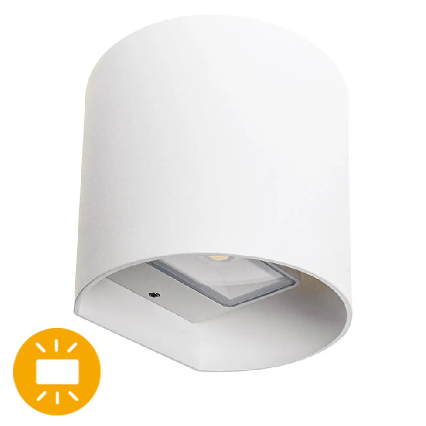 Aplique SABOR IP54 2x4W LED 650lm 6500K 95°C.11xL.9,5xAlt.11cm alumínio 1