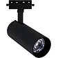 Foco para calha ADONIS (2 condutores) 1x25W LED 1600lm 2700K 24° C.8xL.7xAlt.22cm alumínio preto - Thumbnail 1