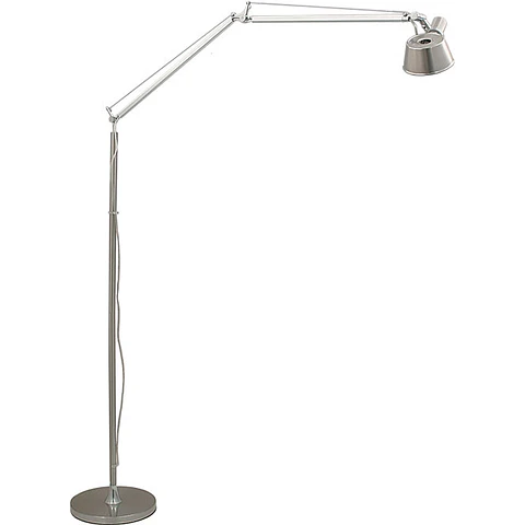 Candeeiro de pé CONCEPT articulado 1xE14 C.25xL.100xAlt.Reg.cm cinzento/cromado