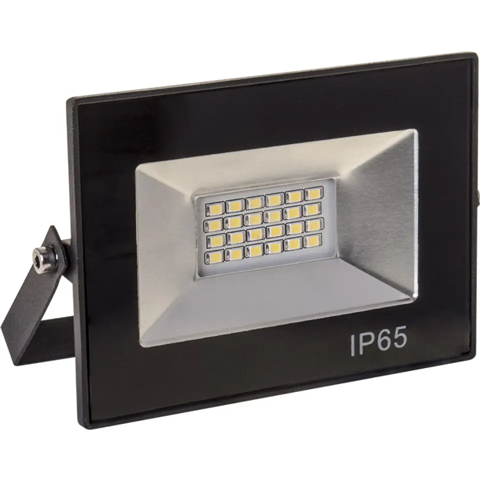Projector TOBOL IP65 1x20W LED 1000lm 6500K 120°C.11,5xL.3xAlt.8,5cm preto 1