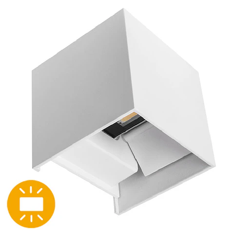 Aplique SEVER IP54 2x3W LED 560lm 3000K C.10xL.10xAlt.10cm