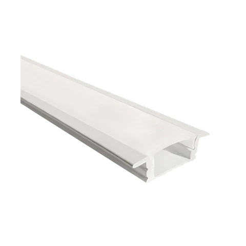 Perfil Alumínio Branco Encastrar 2M (L) 25 x (A) 14.4 x (I) 14 x (F) 17.4mm IP20