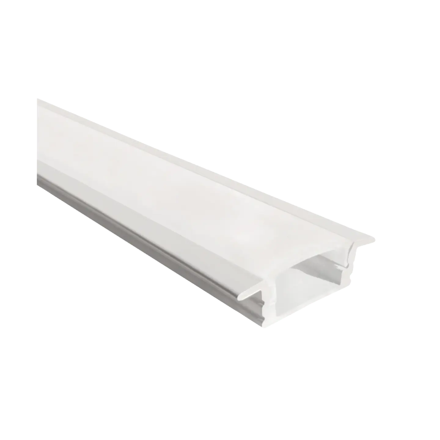 Perfil Alumínio Branco Encastrar 2M (L) 25 x (A) 14.4 x (I) 14 x (F) 17.4mm IP20 1