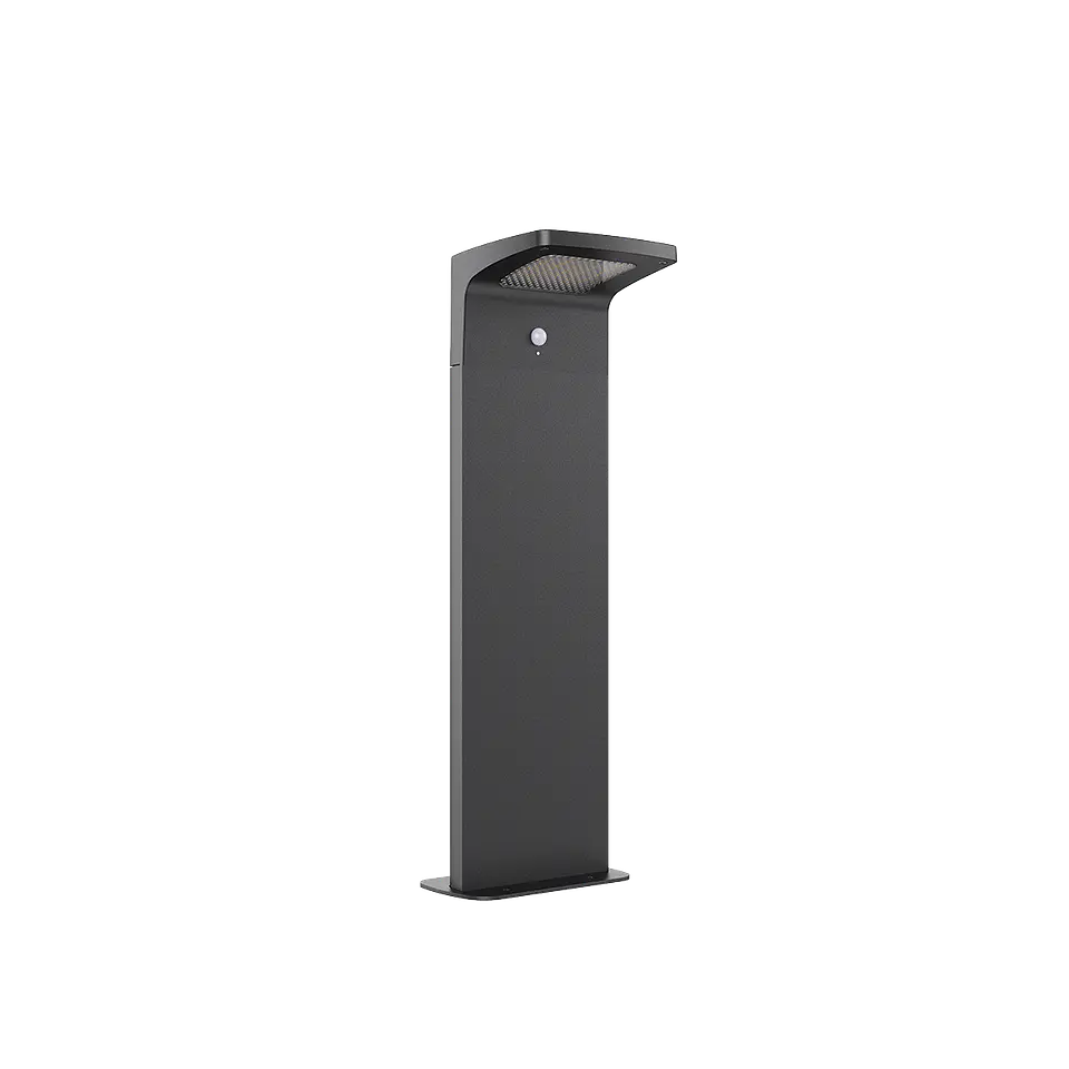 Pluto Solar H650 - Cinzento RAL 7022 3000K IP65 1