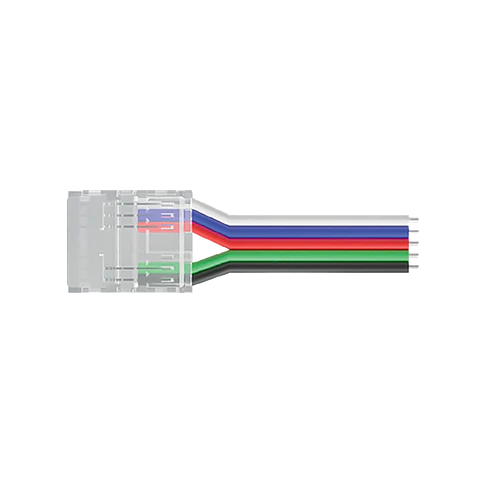 Conector+Cabo 12mm RGBW COB