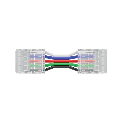 Conector+Cabo+Conector 12mm RGBW SMD