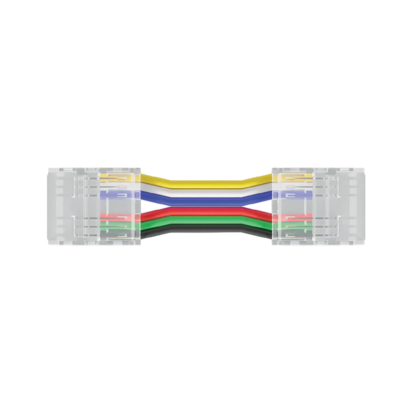 Conector+Cabo+Conector 12mm RGB+CCT COB 1