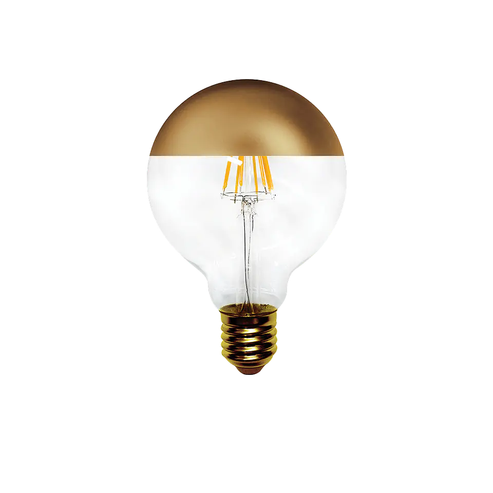 6W Globo G95 Filamento LED E27 Gold 3000K 1